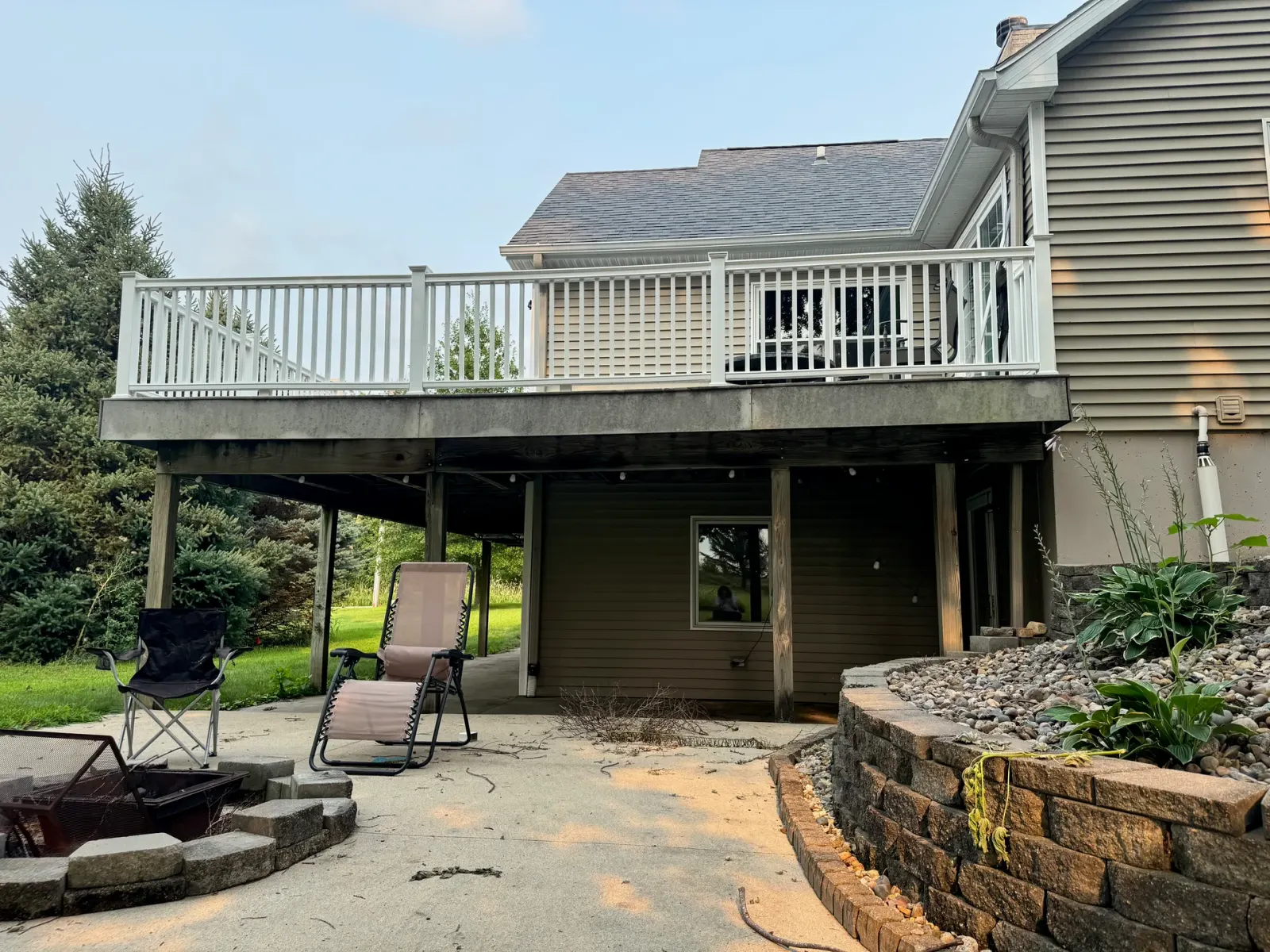 10908 NW 107th Street, Granger, Iowa - Walkout Patio Below The Deck